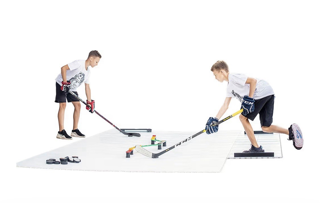 HOCKEY REVOLUTION My Puzzle Systems 15 Tile Interlocking Hockey Training Surface