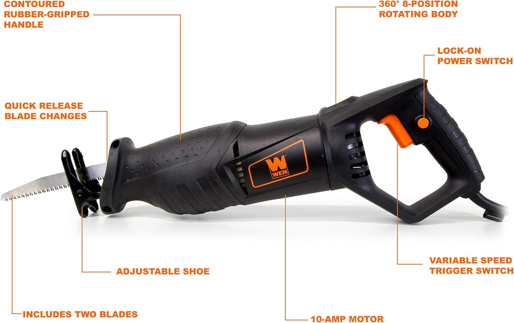 3630 10-Amp 8-Position Variable Speed Reciprocating Saw