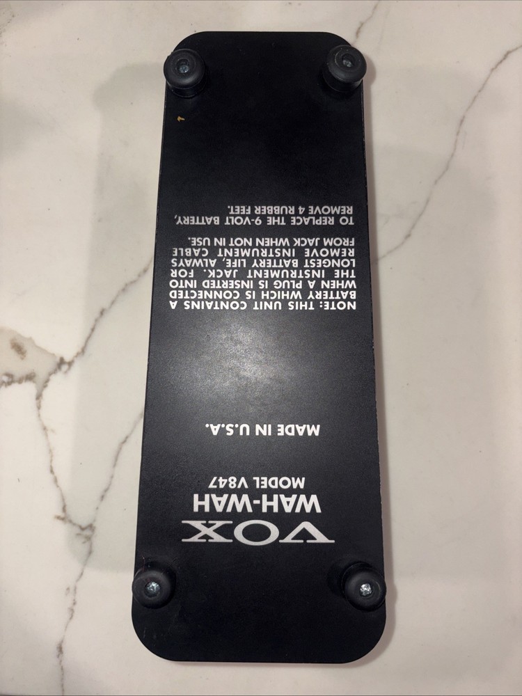 VOX WAH-WAH model V847 pedal