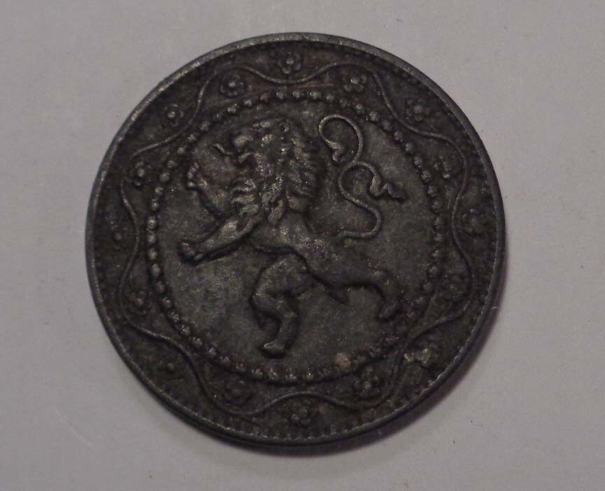 1916 Belgium 25 Cent SG-602