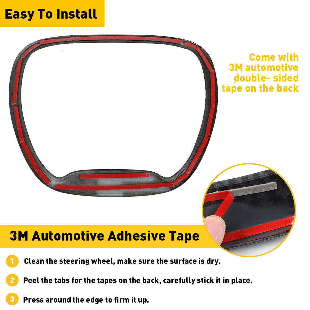 Steering Wheel Trim Ring For Dodge Challenger Charger Durango 2015+ Accessories