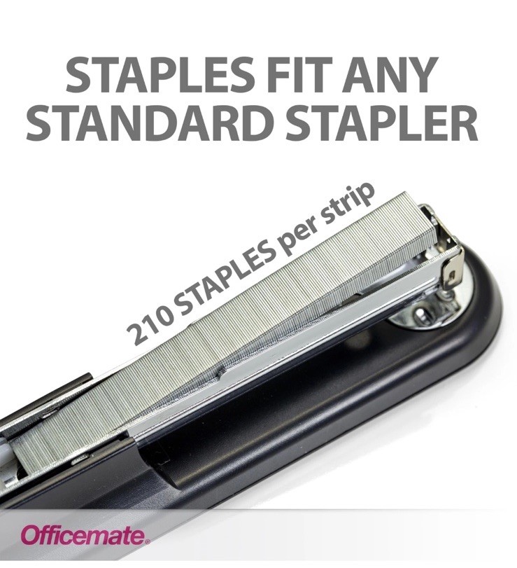 Officemate Standard Staples 1 Pack