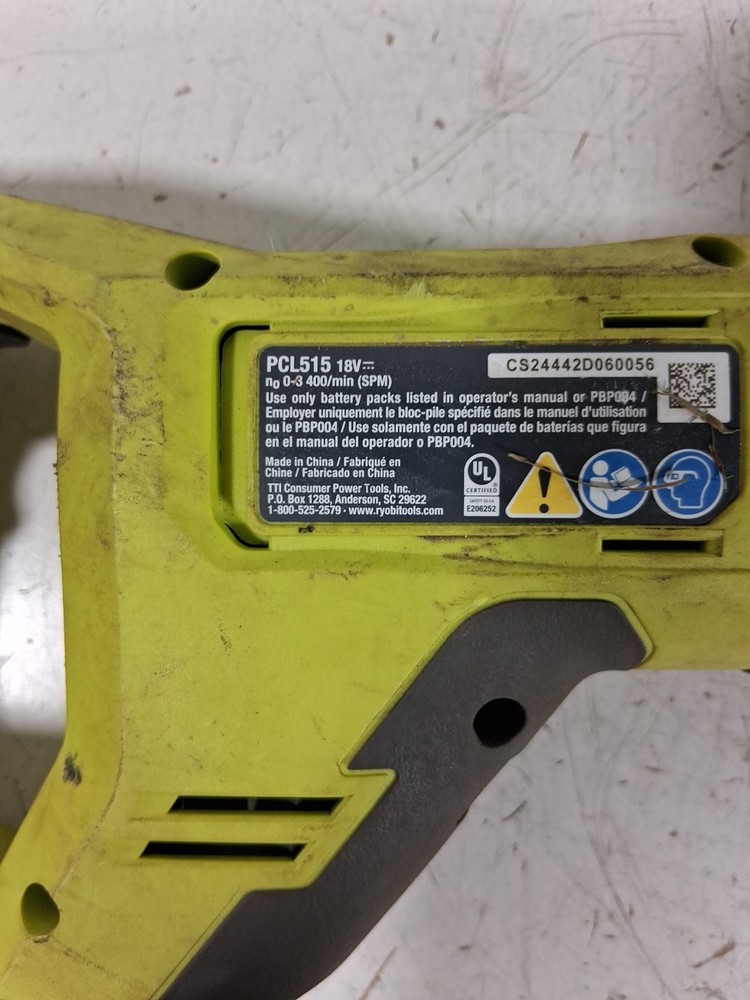 Ryobi PCL515 18V Reciprocating Saw I
