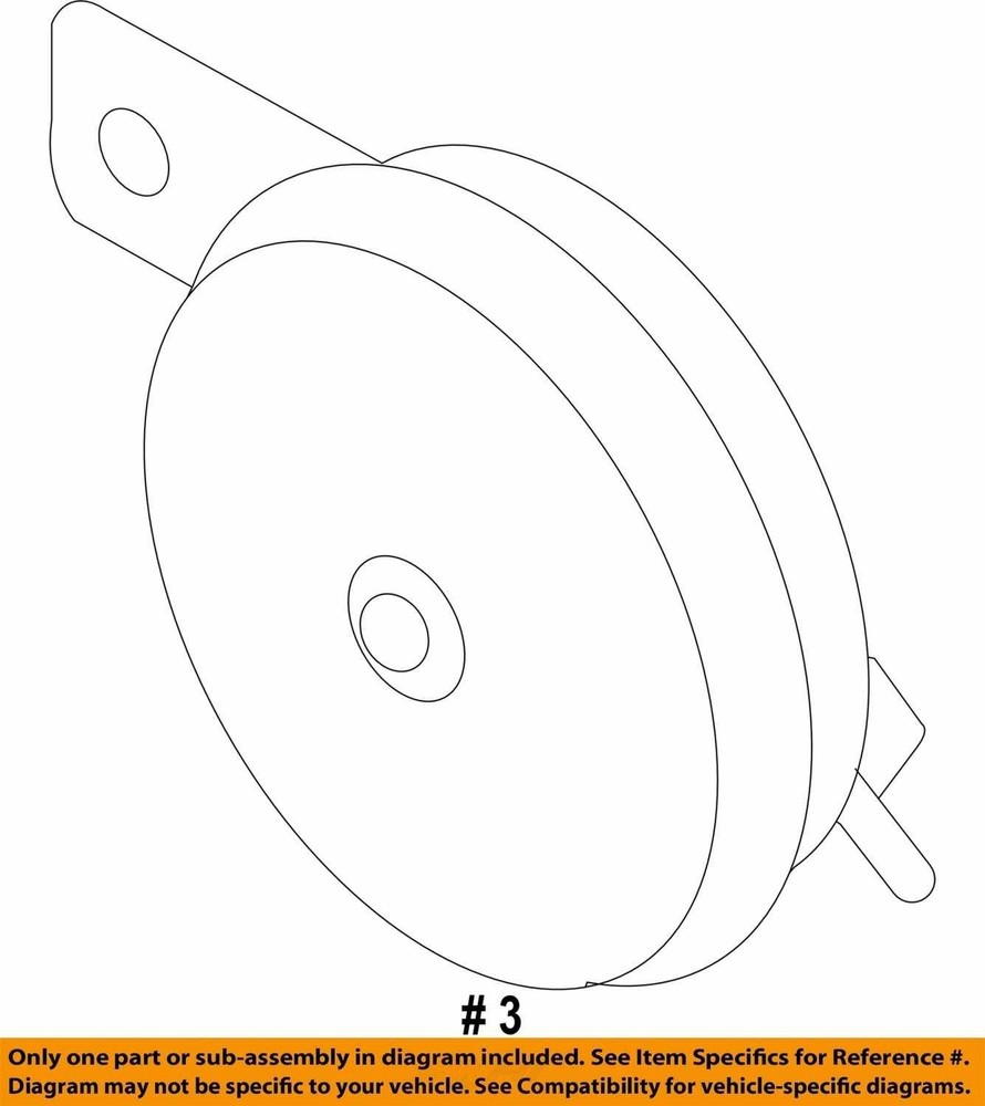 2014-2018 Subaru Forester Low Note Horn UCL-202 OEM