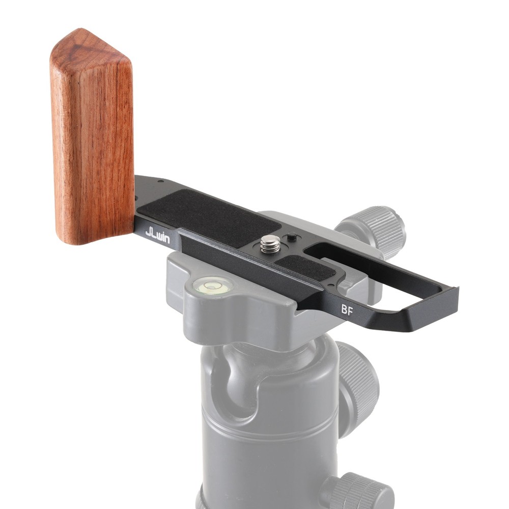 Wooden Handle Grip Quick Release QR L-Bracket For Sigma BF Mirrorless Camera