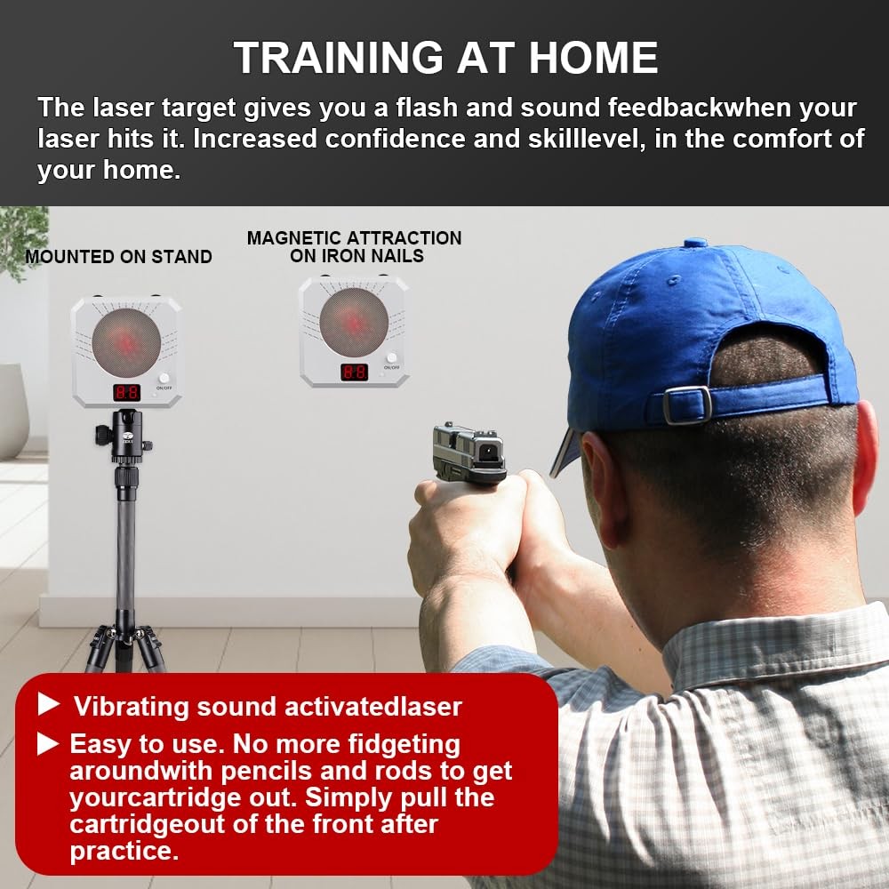 VANTARA 38SPL Dry Fire Training Cartridge Target Kit - Laser White
