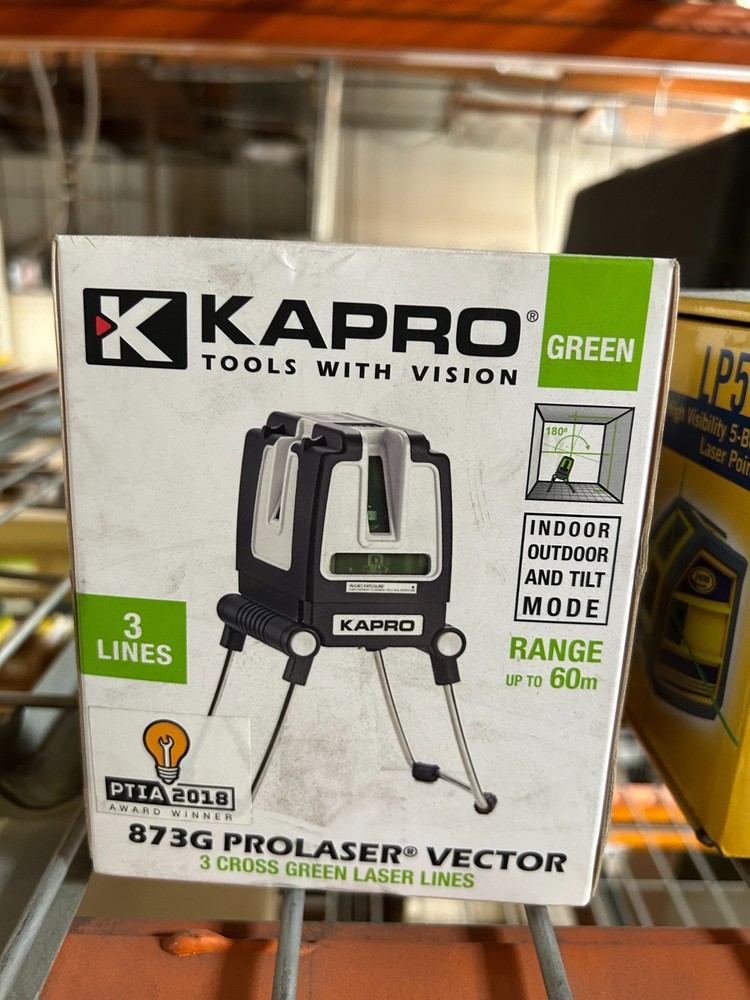Kapro 3 BEAM LASER GREEN 873G
