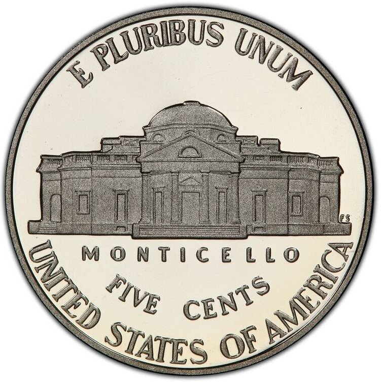 2012 S Proof Jefferson Nickel, Nickel From a Proof Set