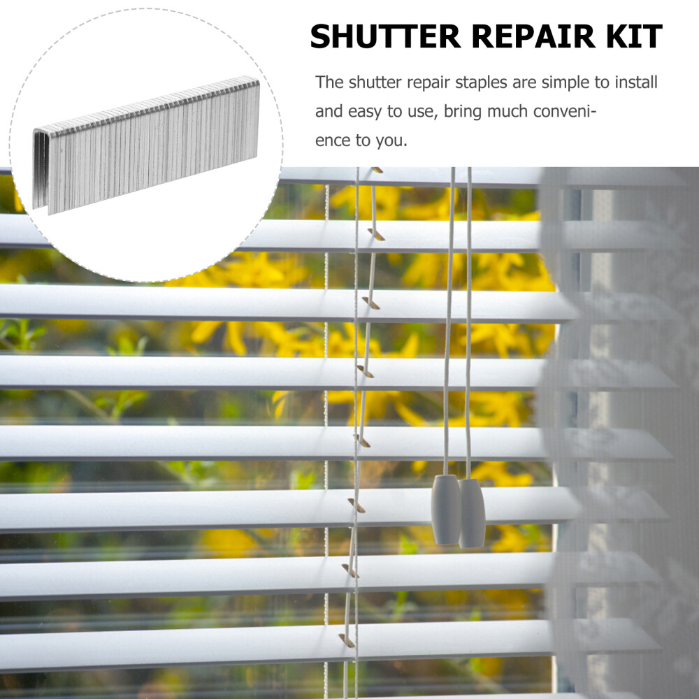 40PCS Shutter Staples Replacement Louvers Staples Shutter Staples Repair Kit