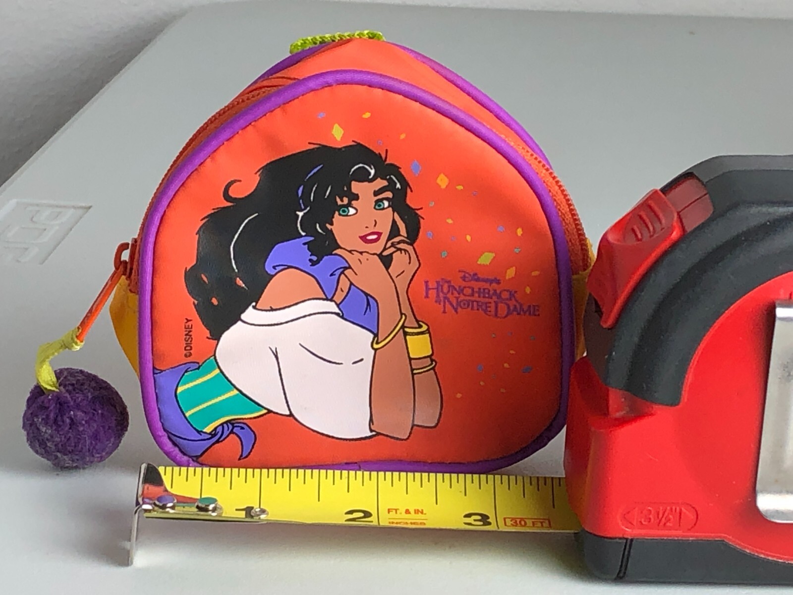 Vintage 90s Disney Hunchback of Notre Dame Esmeralda coin purse HTF