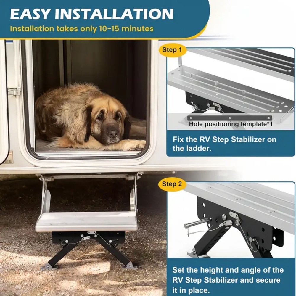 Step Stabilizer for Camper Steps Support stabilizer Stair stabilizer Accessories