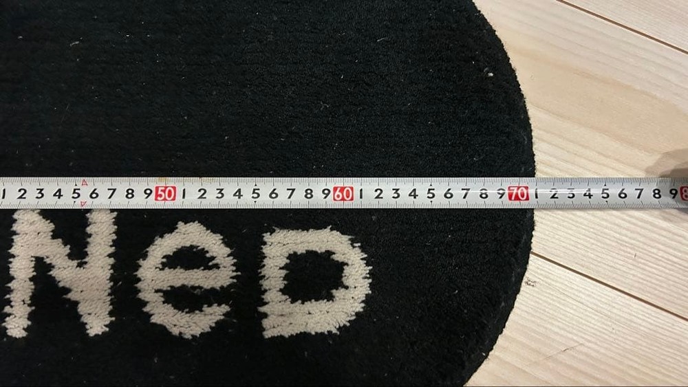 lemoned floor mat black