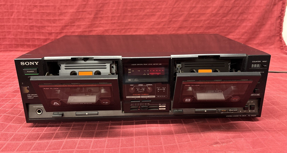 Sony Dual Cassette Deck TC-W530