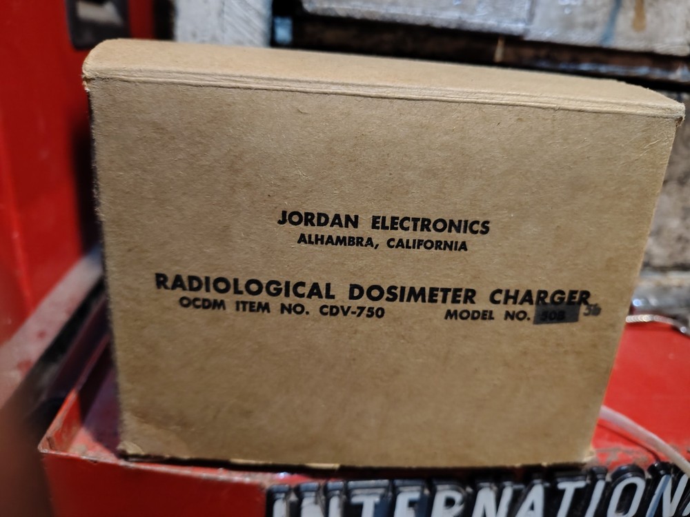 Radiological Dosimer Charger With Strap And Test Tubes
