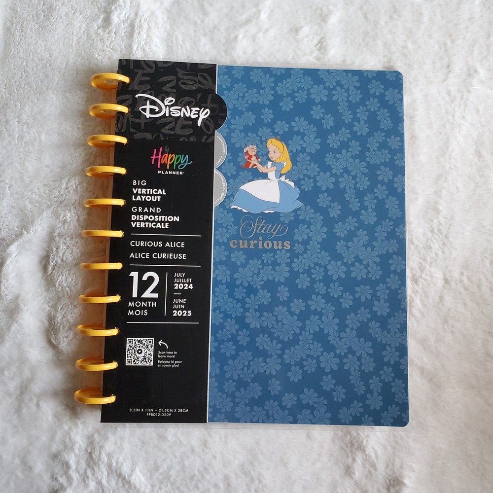 The Happy Planner Big Vertical Layout Curious Alice