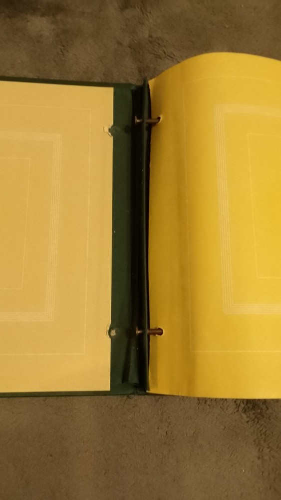 Old Stamp Albums Two Empty In Cardboard Slip Cases