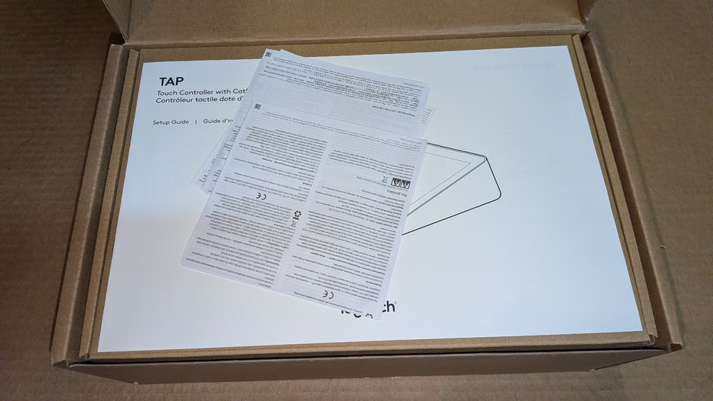 Logitech TAP Touch Controller with CAT5E Kit -- 939-001950