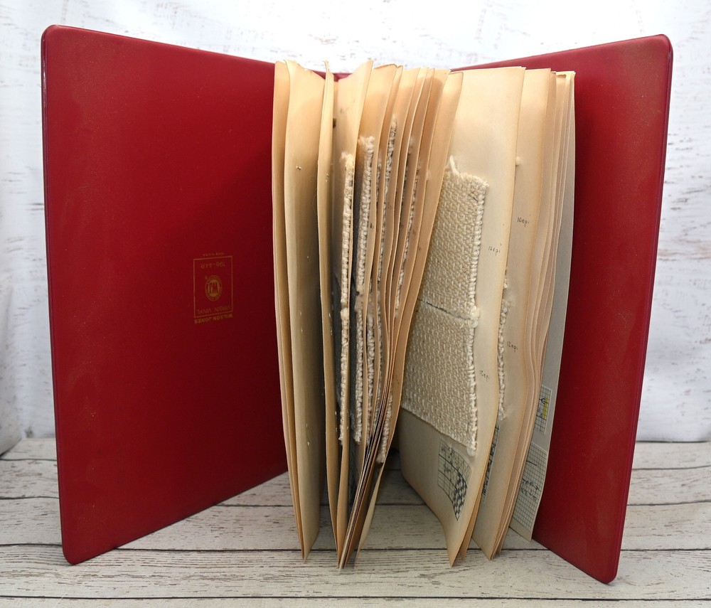 Twill Variations Weaving Pattern Sample Book Binder Instructions Handmade 1977