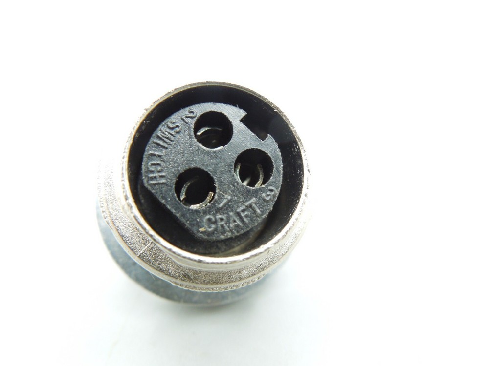 SWITCHCRAFT 3 PIN MIC PLUG NOS  (QTY 5)