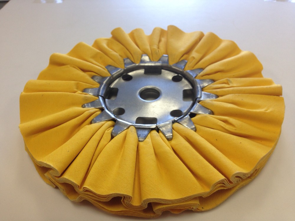 airway buffing wheel - YELLOW ( new )