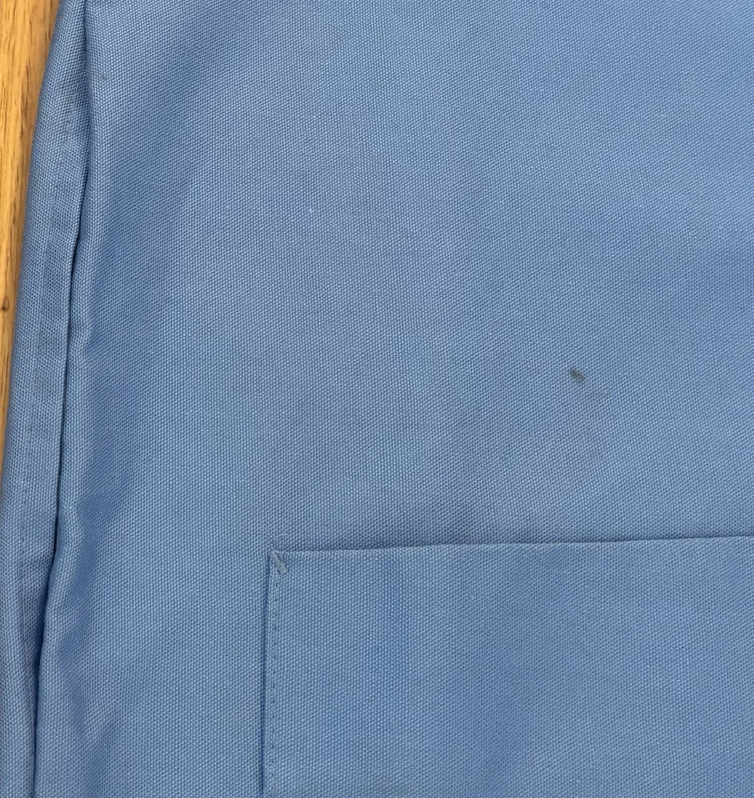 Vintage Wrangler Blue Lab Shop Coat 44 Spartan School of Aeronautics Patch USA