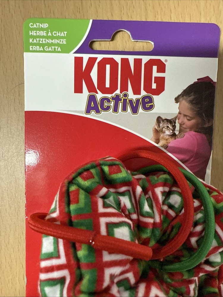 Kong Active Cat Pull A Scrunchie w/Catnip New