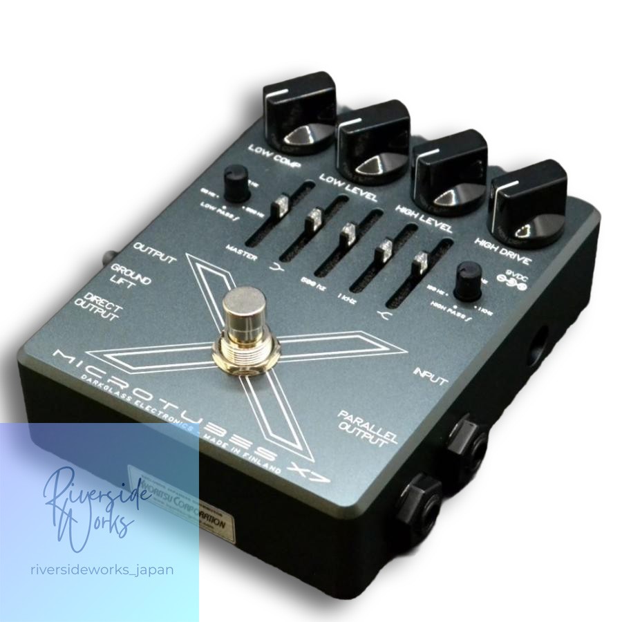 Darkglass Microtubes X7 Compact Bass Distortion Effect Pedal