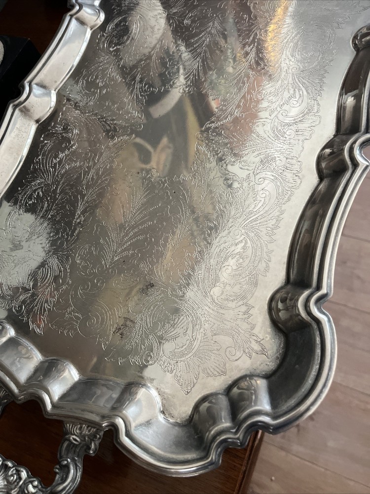 Vintage Silver plated Tea Tray