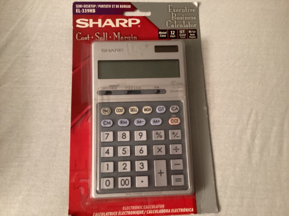 Sharp El 339 HB Executive Portable Desktop Handheld