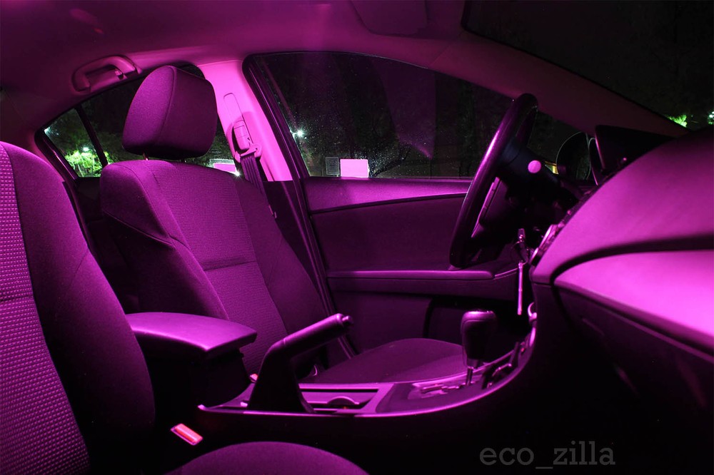 Fits 2008-2014 Scion tC PINK LED Interior Light Accessories Replacement Kit 7 PC