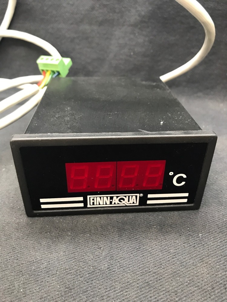FINN-AQUA Celsius Temperature Indicator Reader 4-Digit Display 6Ft Lead Wire