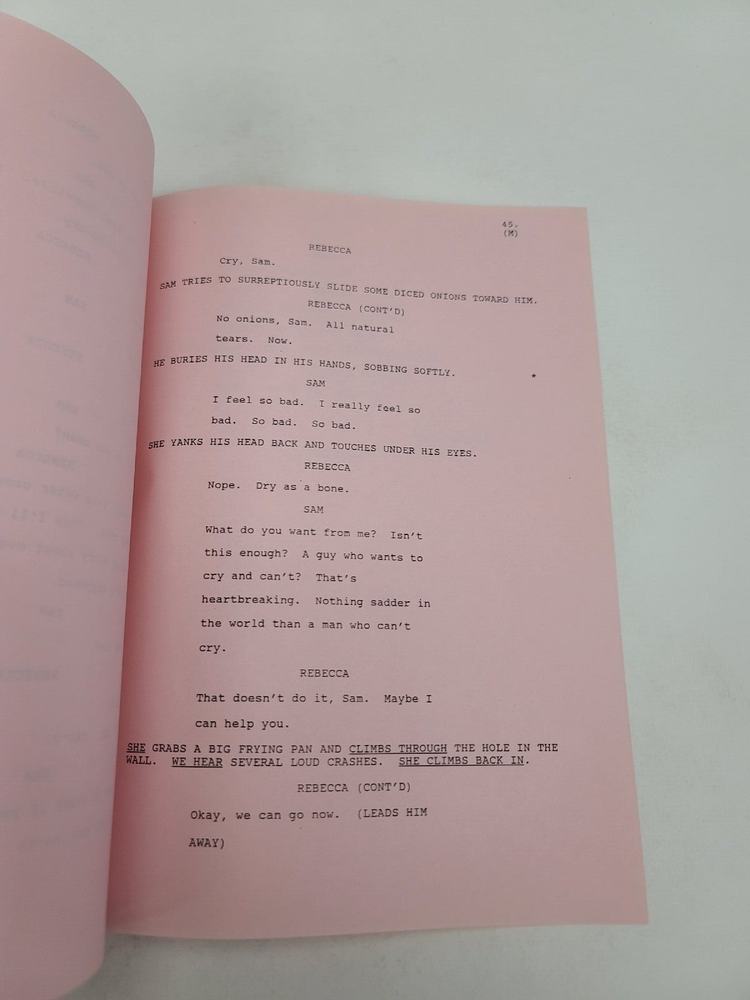 CHEERS / Cheri Eichen 1991 TV Script, Robert Machray "Cheers Has Chili"