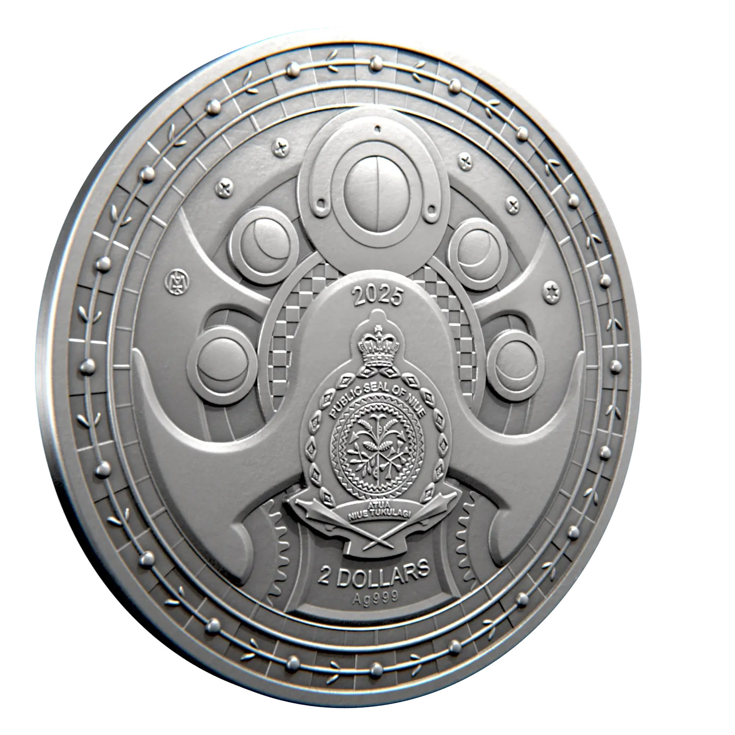 2 Dollars Silver Coin ‘Equinox’ Artistic Cosmic Design, Limited Edition, Art