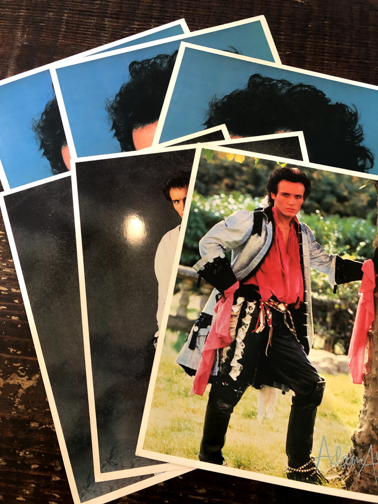 Adam and the Ants Flexipop Special poster magazine + 6 8x10 glossy pics