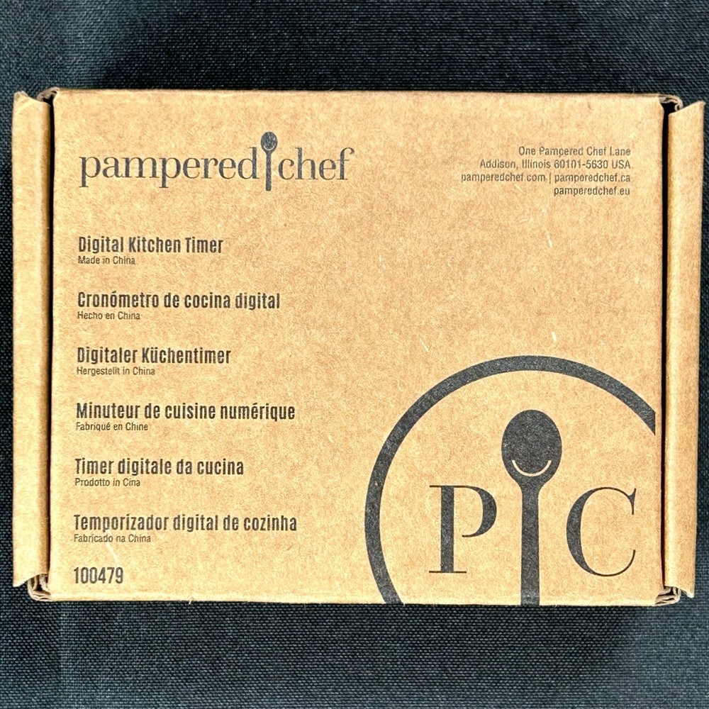 The Pampered Chef Digital Kitchen Timer #100479 New in box