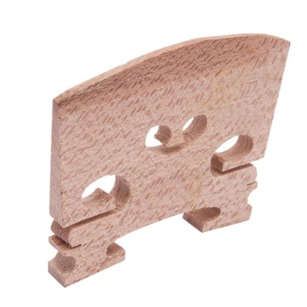 🔥4/4 High Quality Maple Violin Bridge Wood-colored