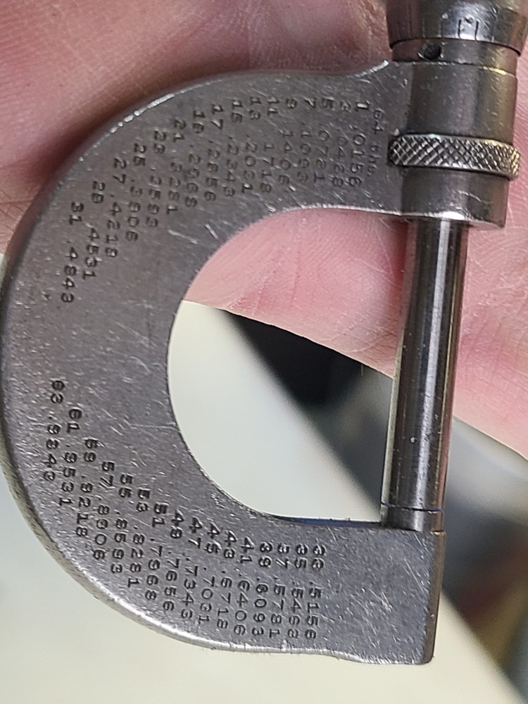 Starrett No 3 Micrometer