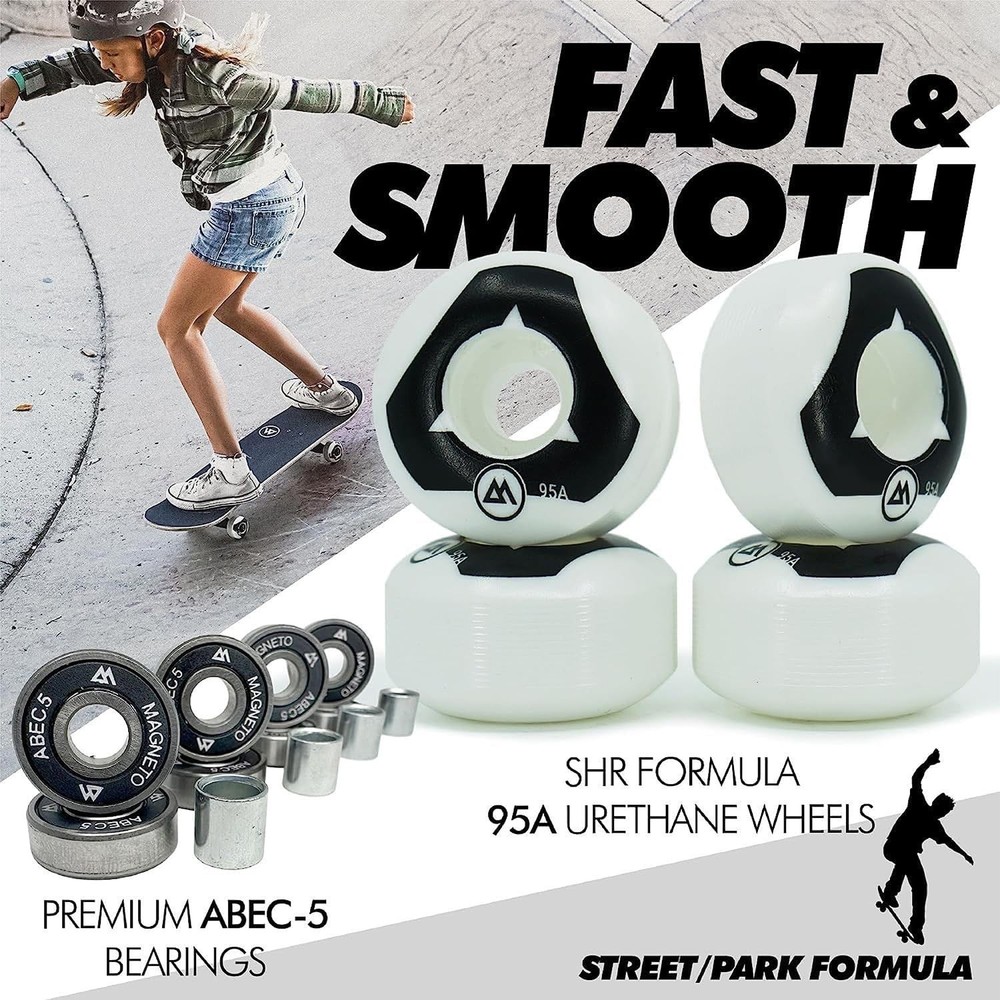 Magneto Complete Cruiser Starter Skateboard Mashup