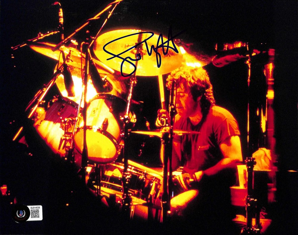 Simon Wright Signed 8x10 Photo AC/DC DIO Drummer Beckett Authenticated