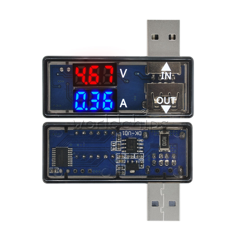 5V Digital LED Display USB Charger Current Voltage Power Detector Tester Meter