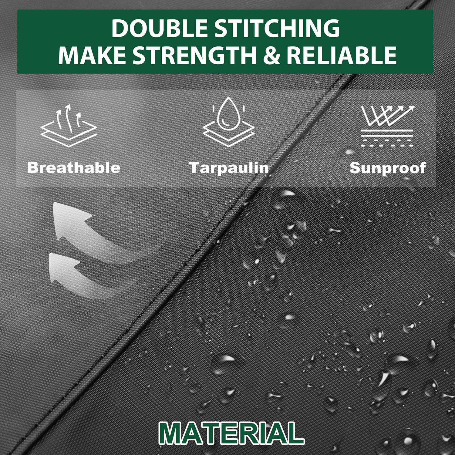 For Ford mustang Convertible FM3229SS 1994-04 Soft top W/window Black Sailcloth