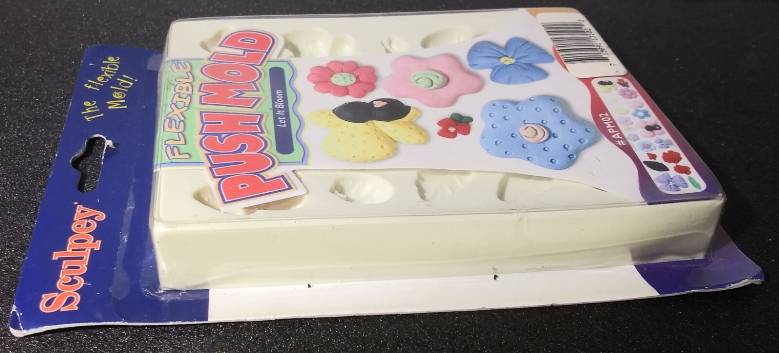 New Sculpey Flexible Push Mold Let It Bloom Polymer Clay Mold Spring Flowers