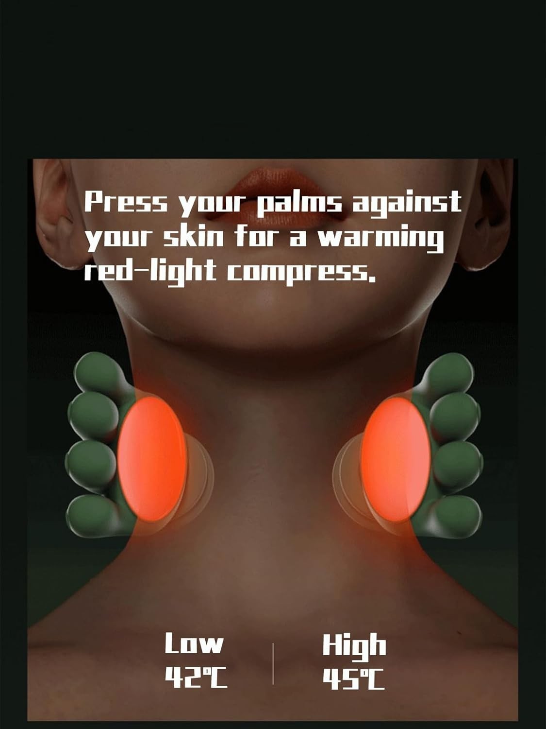 The Handiva Massager with Heat Neck Massagers, Deep Tissue 3D Kneading Shiatsu