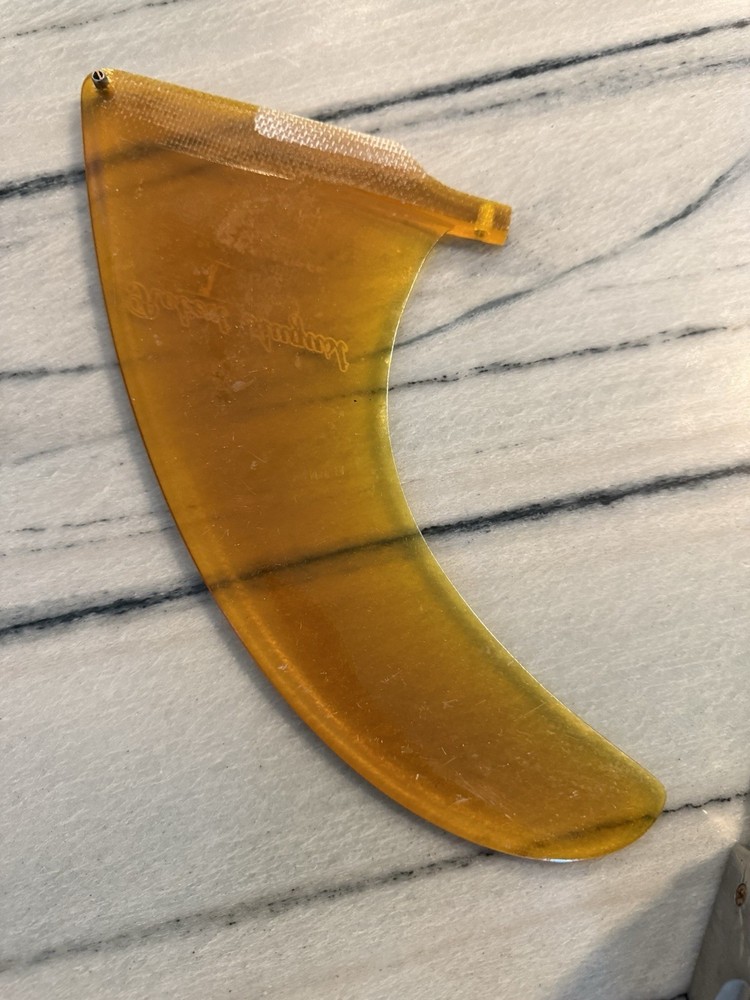 Used 8” Robert August Surfboard Fin Surf Surfing