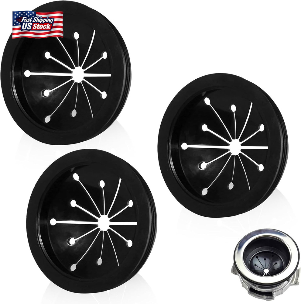 Kitchen Garbage Disposal Rubber Drain Insert,3Pcs Garbage Disposal Cover,3 Inch