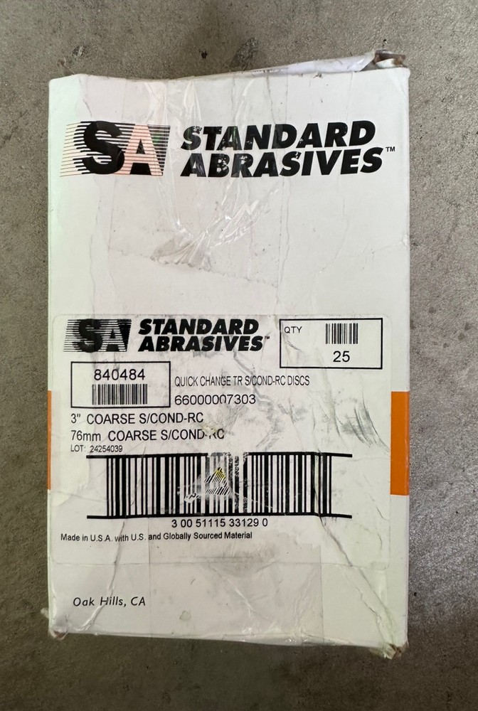 Standard Abrasive Quick Change TR Surface Conditioning RC Disc 840484 25 Pack