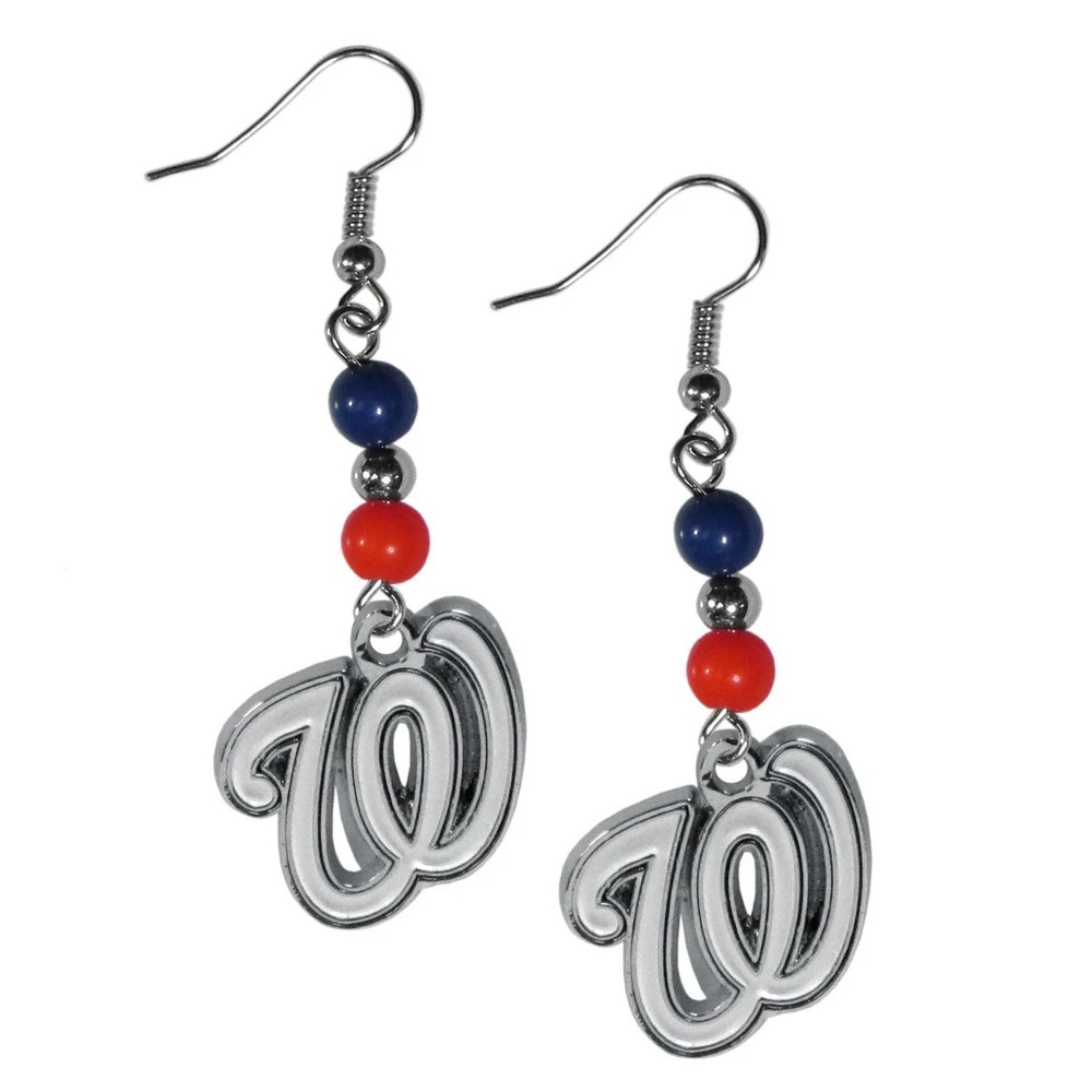 Washington Nationals Earrings Dangle Style