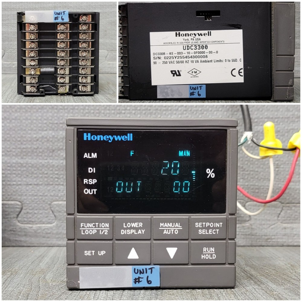 Honeywell UDC3300 Universal Digital Limit Controller All Units In Working Order