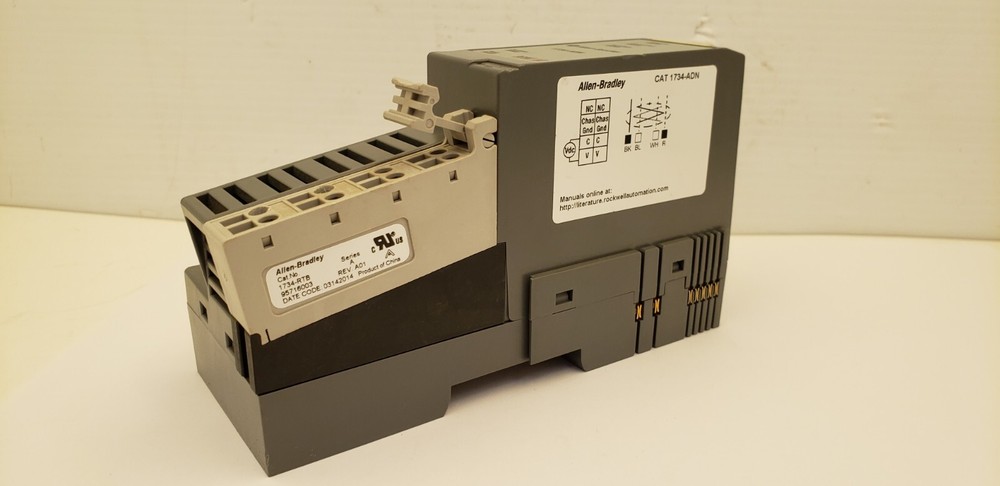 ALLEN BRADLEY 1734-ADN DEVICENET ADAPTER MODULE, 24VDC, 10A, SER. B