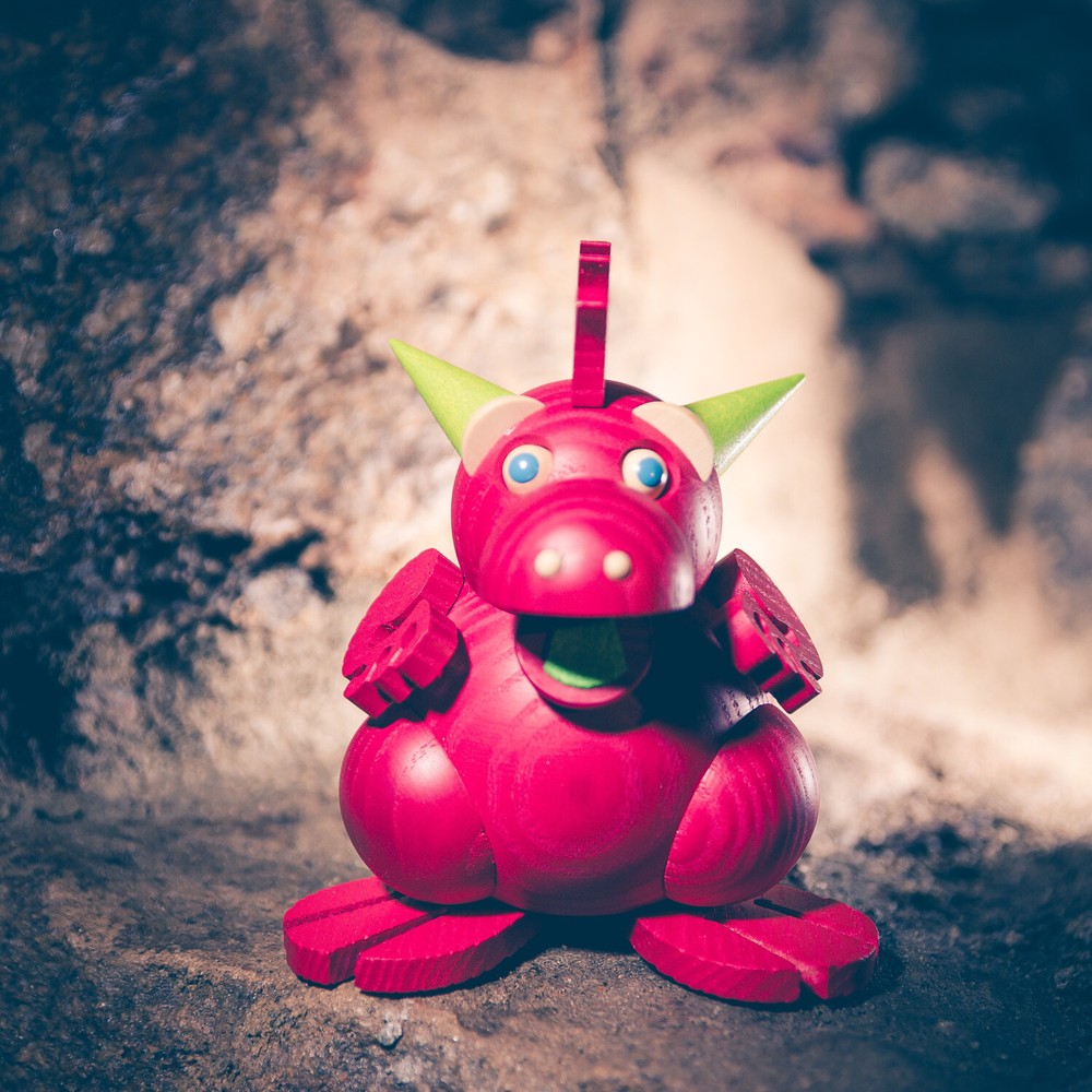 Red Dragon Incense Smoker 12cm